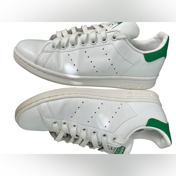 Adidas Stan Smith Sneakers-White/Green-Size 7.5 - Picture 8 of 12
